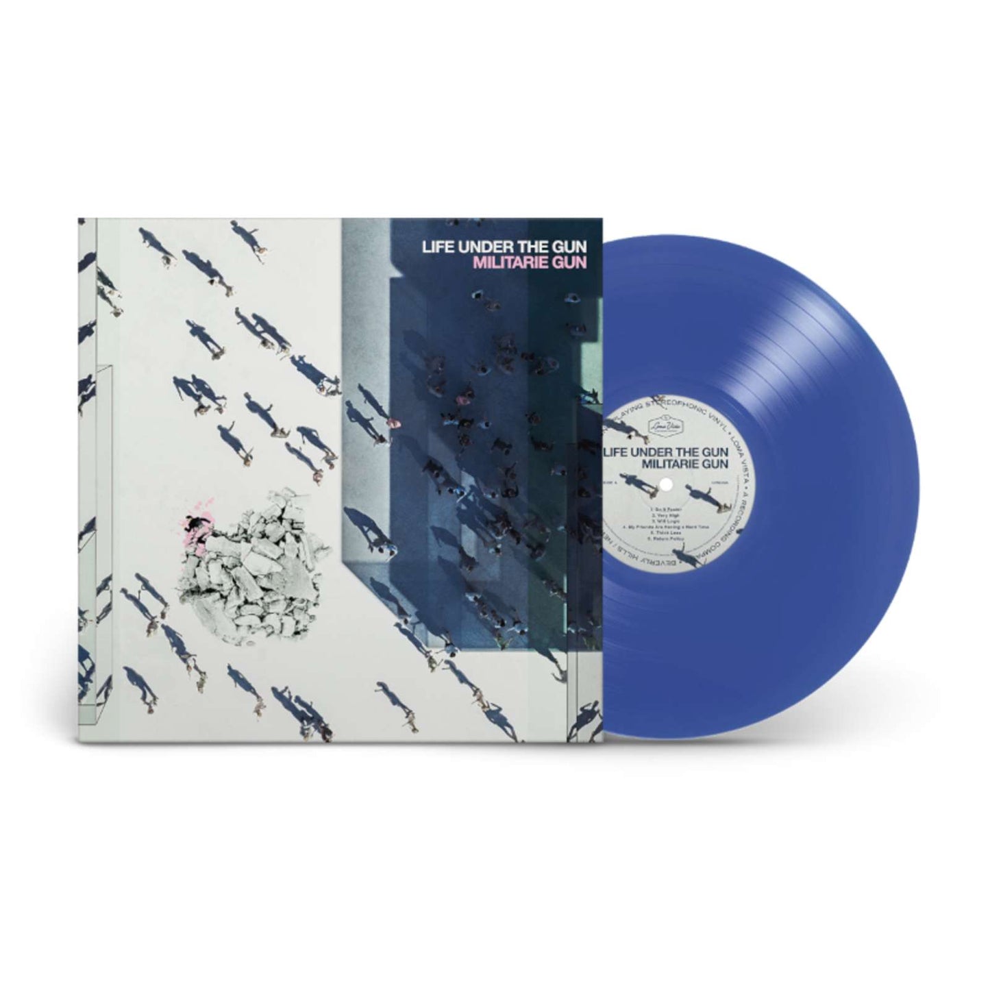 Militarie Gun - Life Under The Gun (Limited First Pressing on Translucent Cobalt Vinyl)