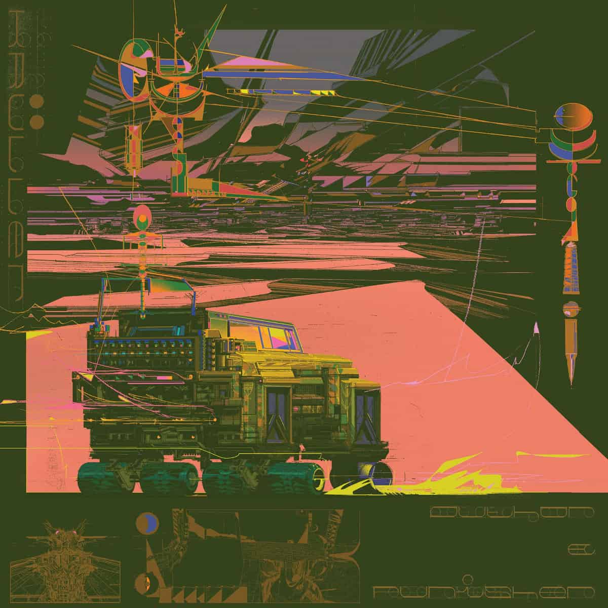Author & Punisher - Krüller (Double Vinyl on Hot Pink & Orange)
