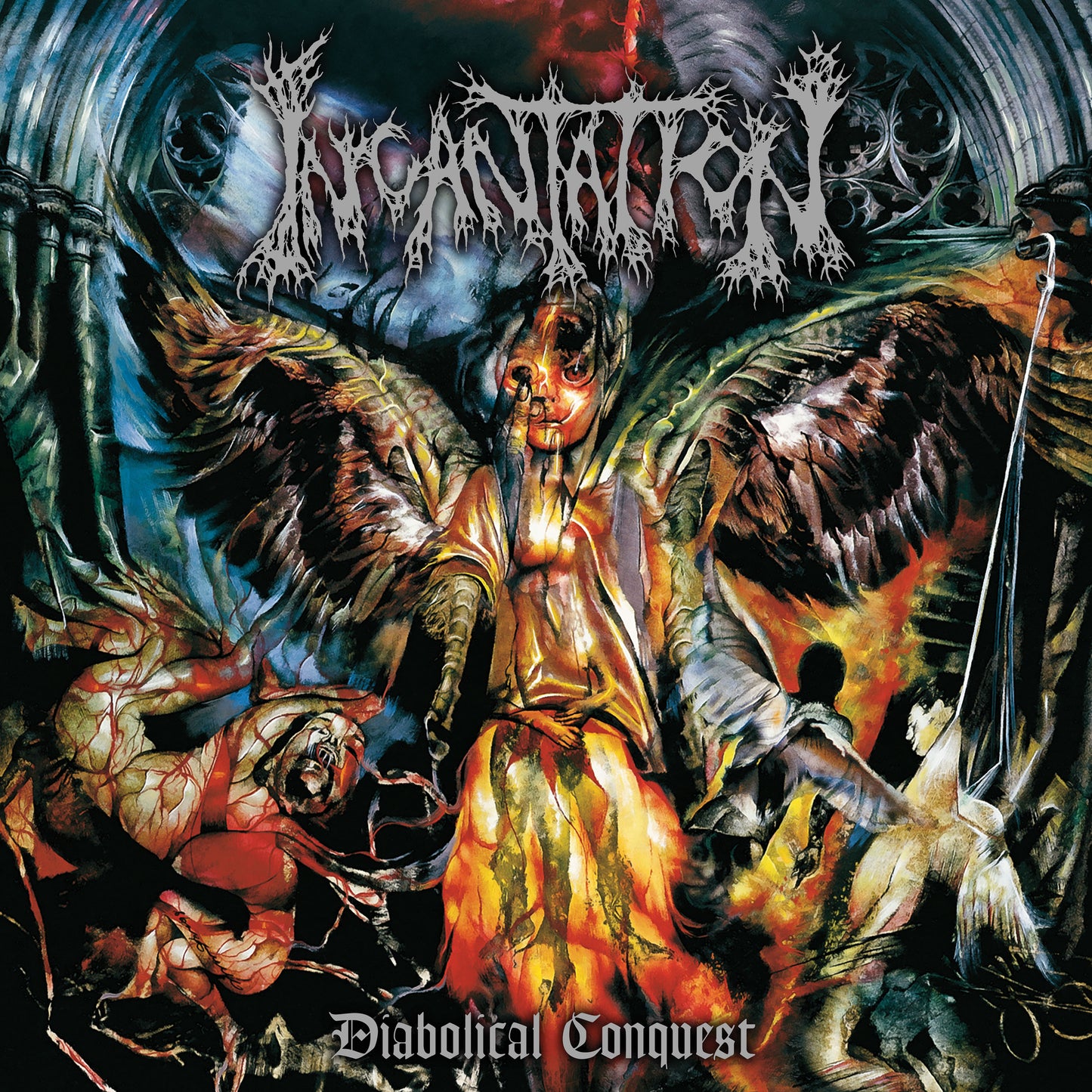 Incantation - Diabolical Conquest "Reissue" (Aqua Blue Vinyl)