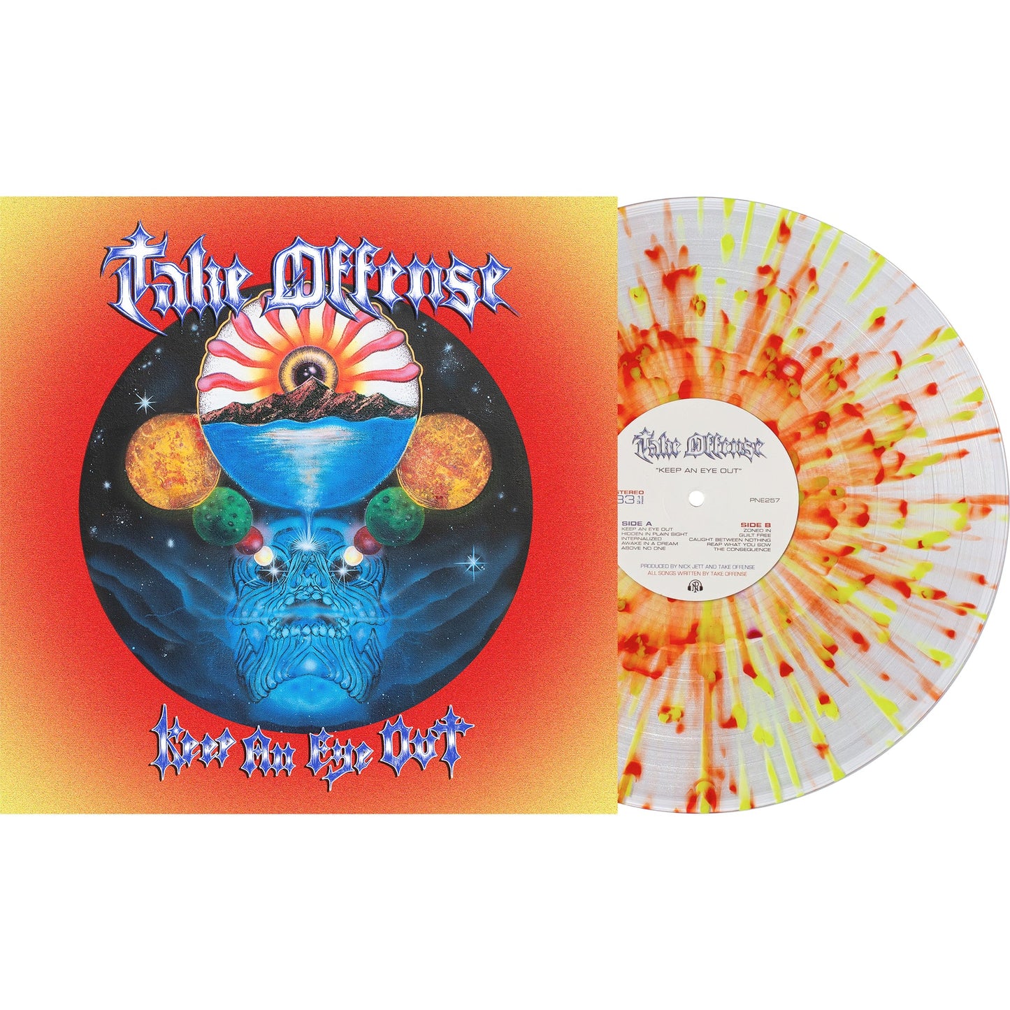 Take Offense - Keep An Eye Out (Heavy Blood Red/Yellow - Splattered Vinyl)