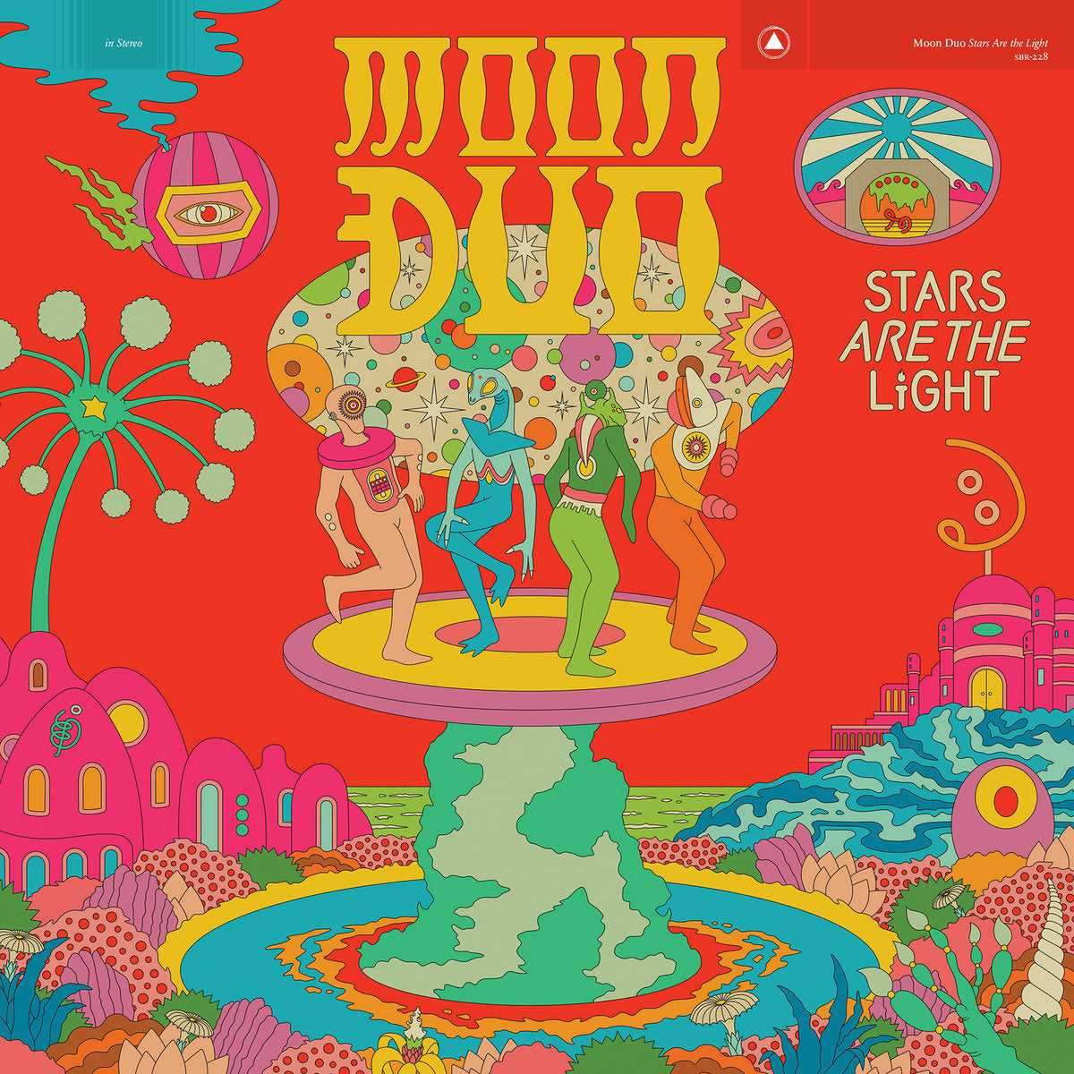 Moon Duo - Stars Are The Light (Limited Edition on Neon Pink Vinyl)