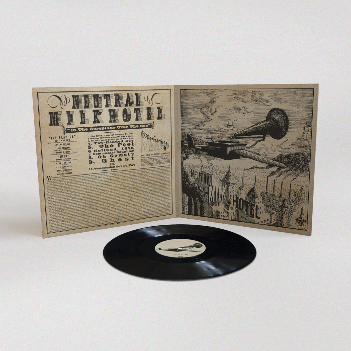 Neutral Milk Hotel - In The Aeroplane Over the Sea (Black Vinyl)