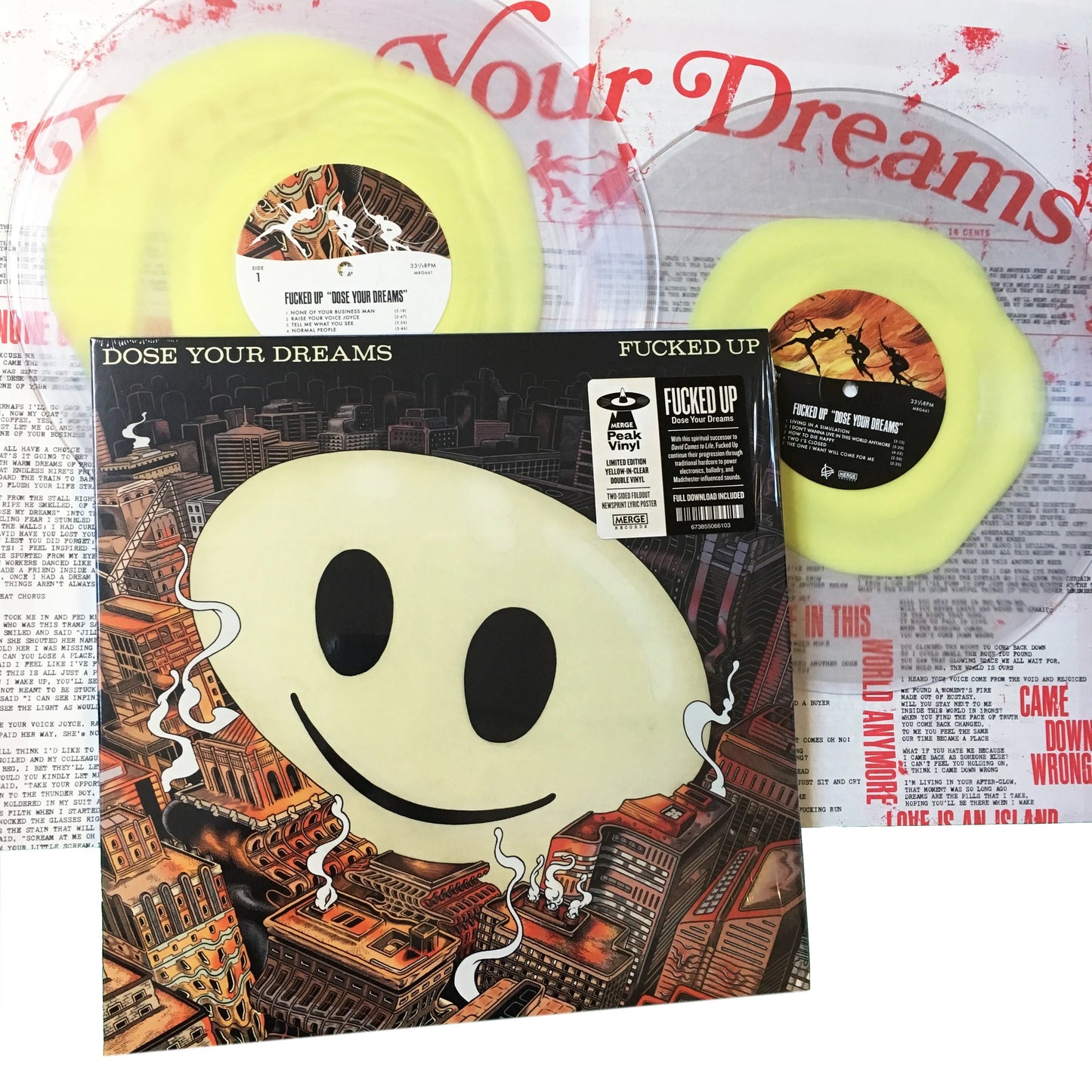 Fucked Up - Dose Your Dreams (Limited Edition on Yellow-In-Clear Double Vinyl)