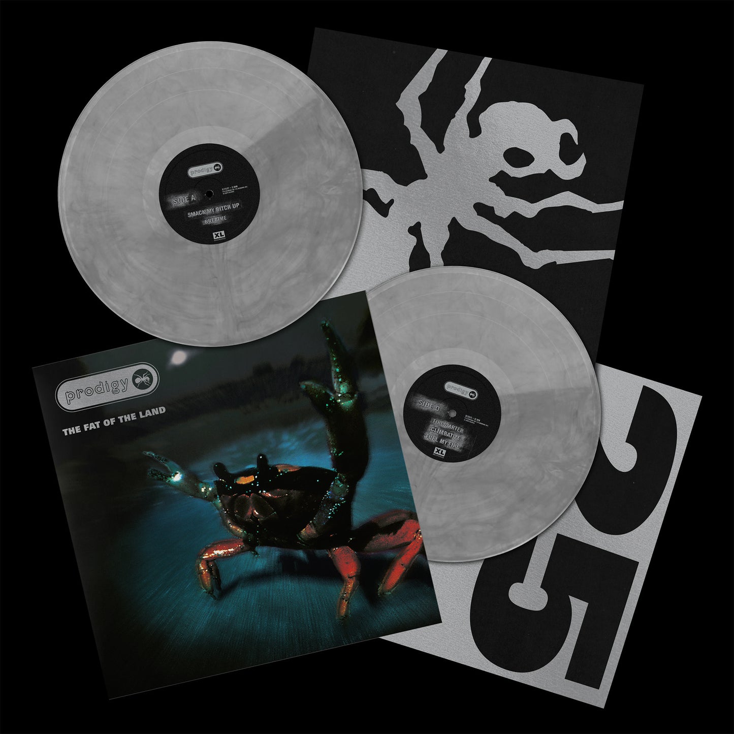 The Prodigy - The Fat Of The Land "25th Anniversary Edition" (Double Metallic Silver Vinyl Edition)