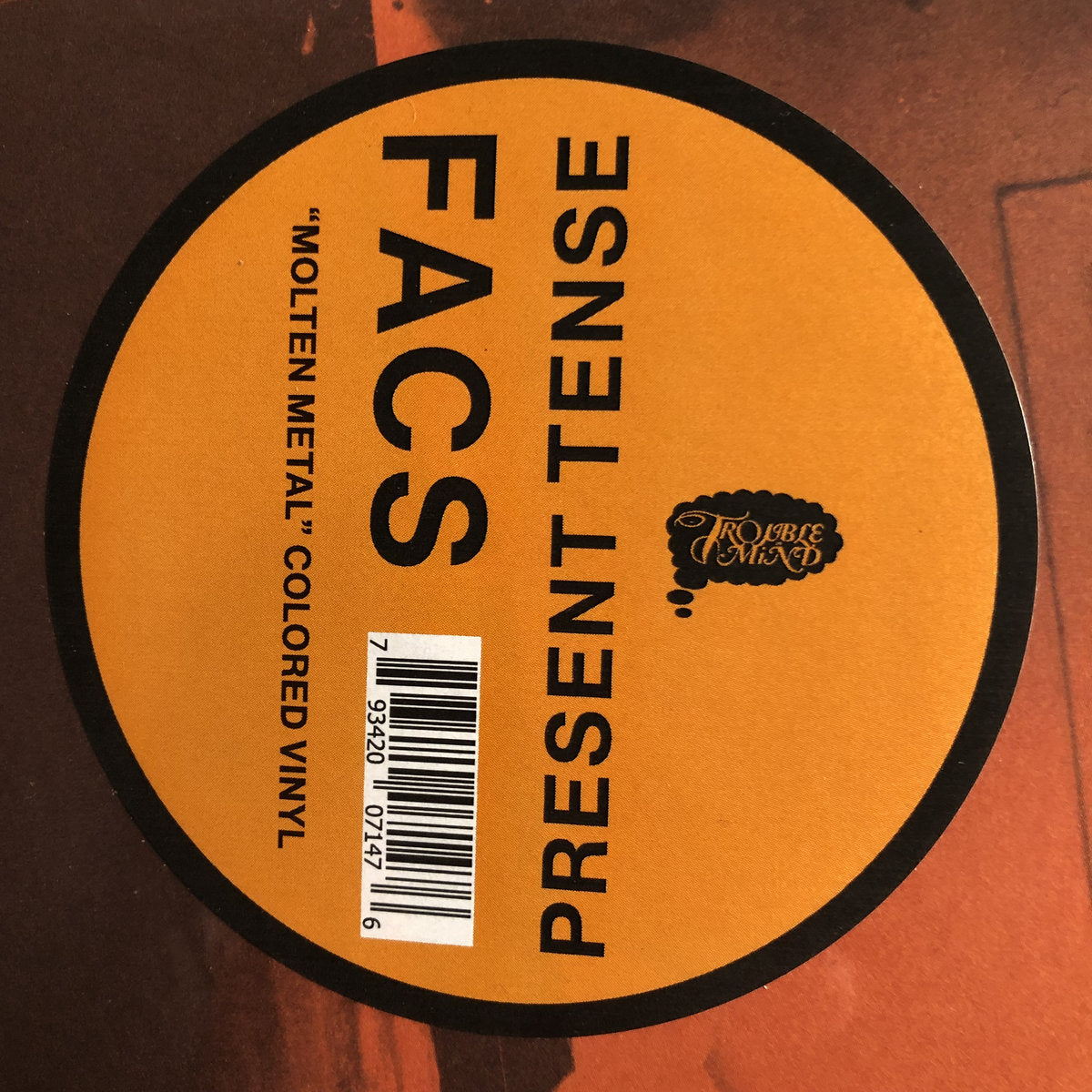 FACS - Present Tense (Limited Edition on Molten Metal Vinyl)