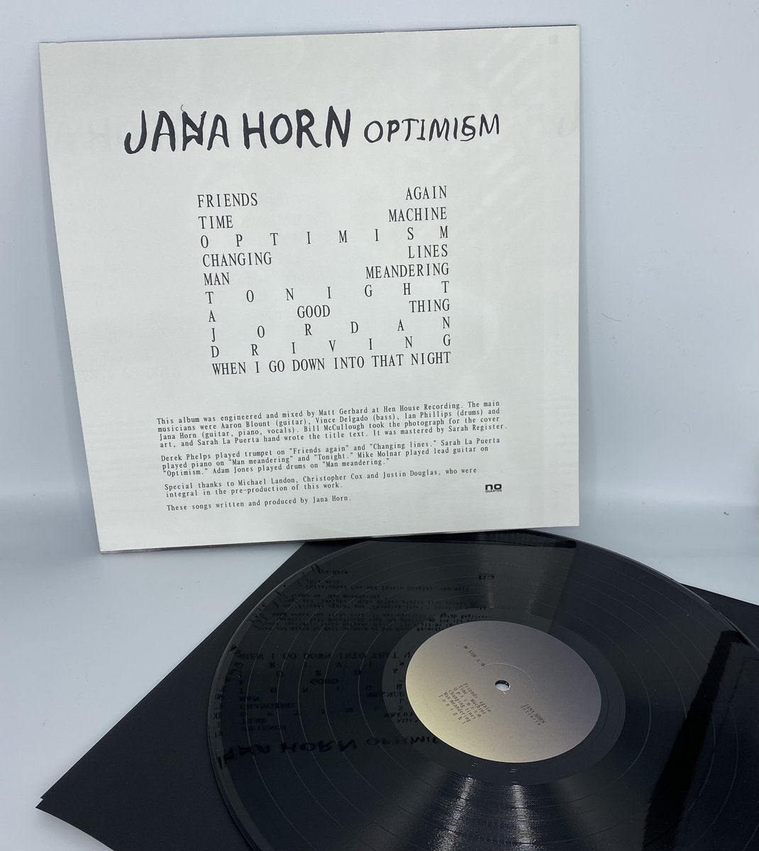Jana Horn - Optimism (Black Vinyl)