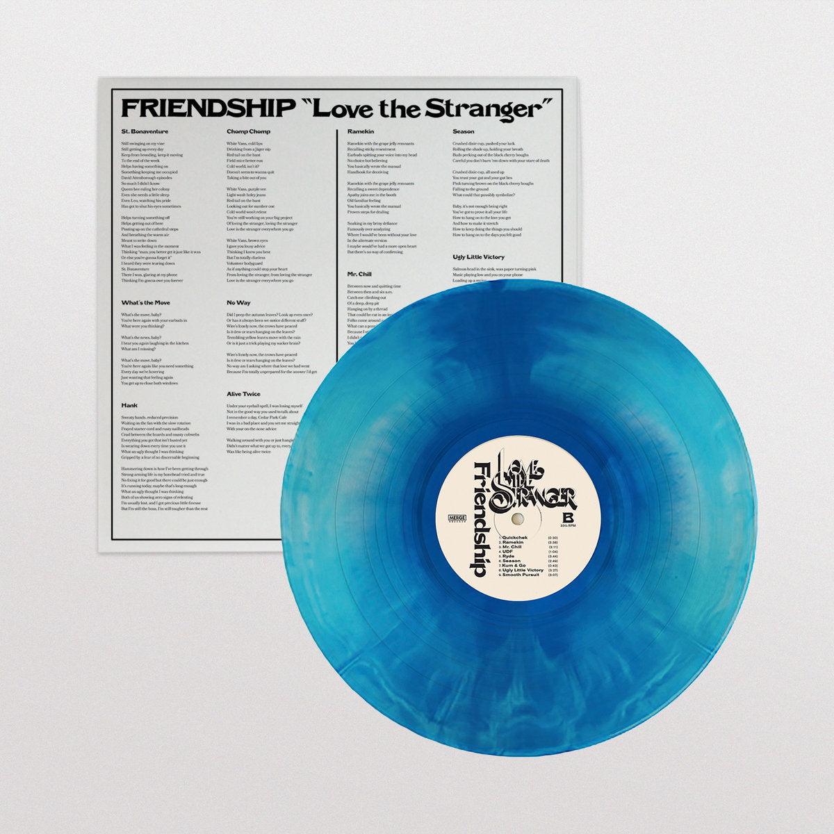Friendship - Love The Stranger (Limited Edition on Blue Galaxy Swirl Vinyl)