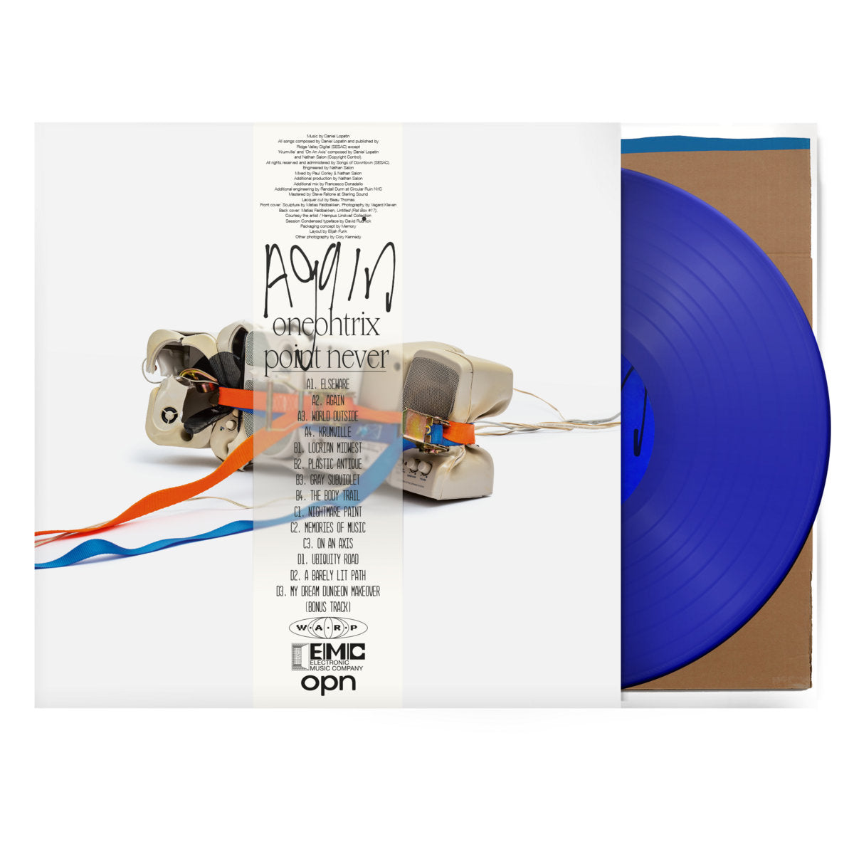 Oneohtrix Point Never - Again (Limited Edition on Double Blue Vinyl w/ Transparent Obi-Strip)