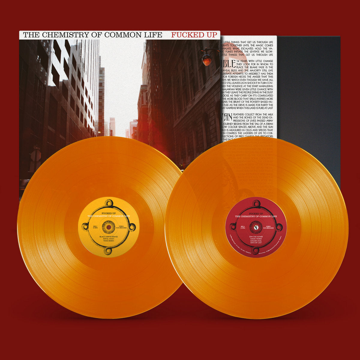 Fucked Up - The Chemistry of Common Life (15th Anniversary Edition on Double Translucent Orange Vinyl)