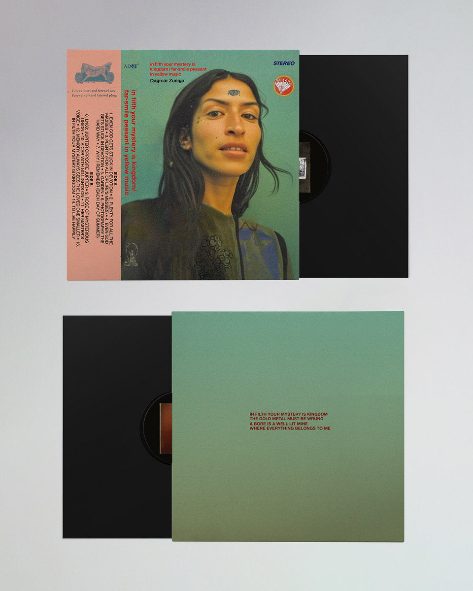 Dagmar Zuniga - in filth your mistery is kingdom / far-smile peasant in yellow music (Black Vinyl)