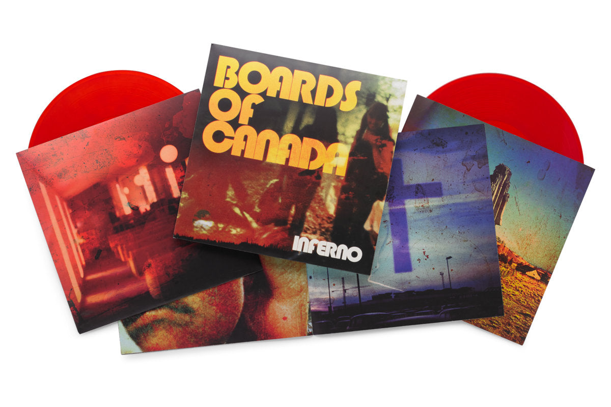 Boards of Canada - Inferno (Deluxe Edition on Double Transparent Red Vinyl w/ 16-Page Booklet)