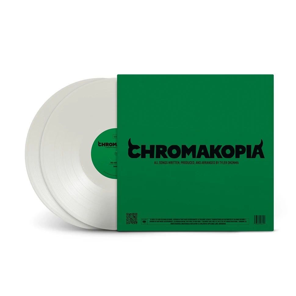 Tyler, The Creator - CHROMAKOPIA (Double Opaque White Vinyl w/ 20-Page Booklet and Bonus Track)