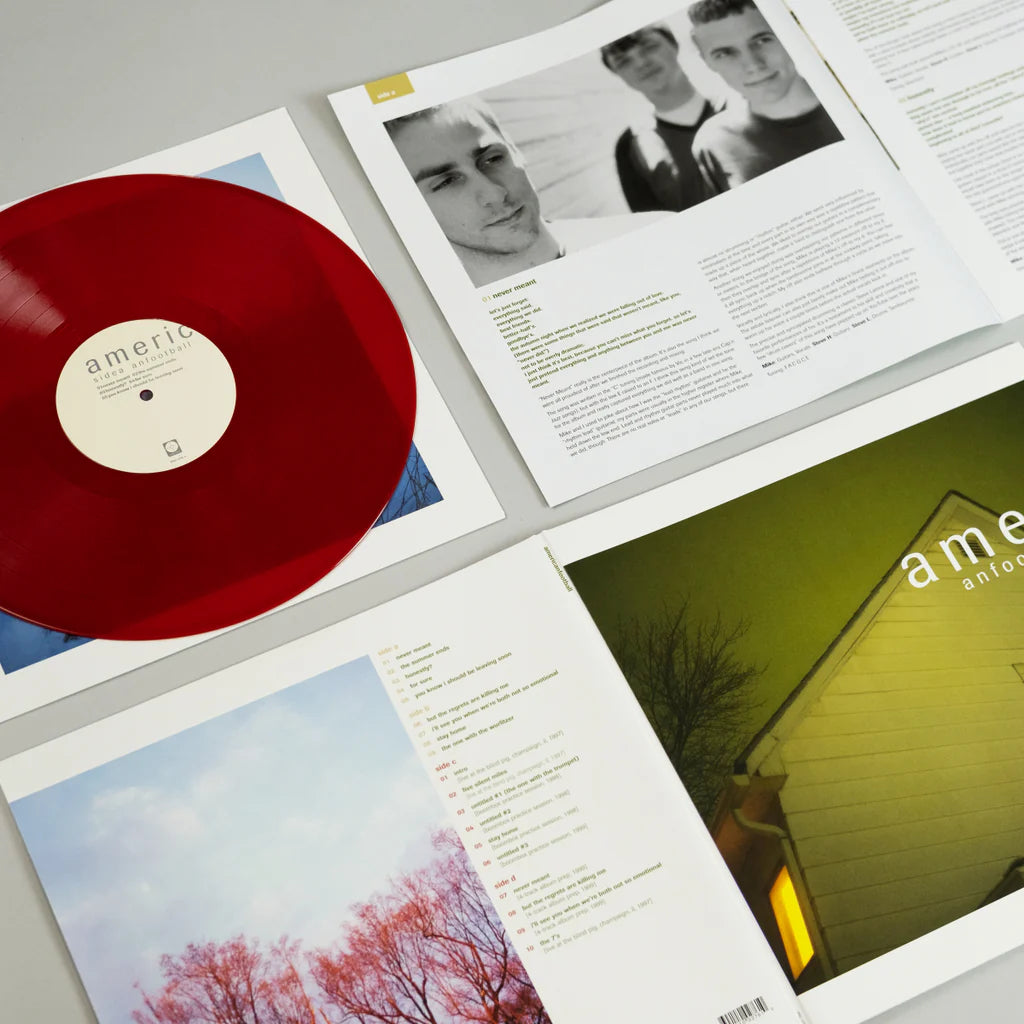 American Football - American Football LP1  "Reissue" (Deluxe Edition on Double Red Vinyl + Book)