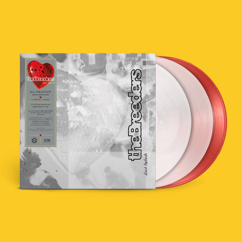 The Breeders - Last Splash "30th Anniversary Original Analog Edition" (Limited LP Version Available On 2x Clear Vinyl + Red 12" Vinyl With Etching)