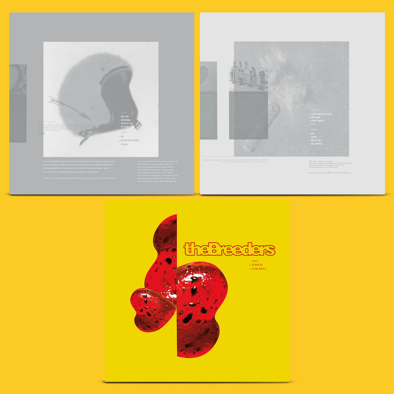 The Breeders - Last Splash "30th Anniversary Original Analog Edition" (Limited LP Version Available On 2x Clear Vinyl + Red 12" Vinyl With Etching)