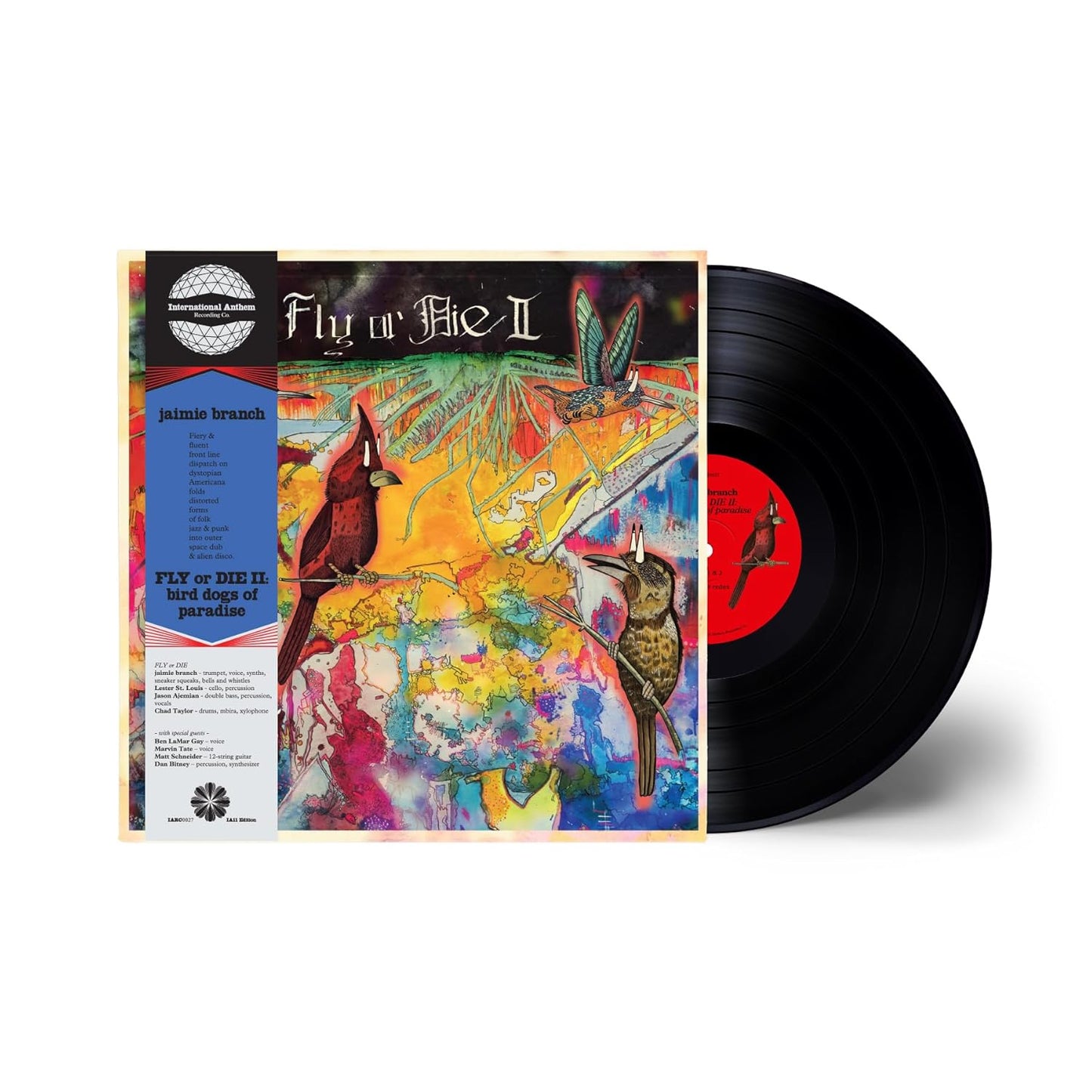 Jaimie Branch - Fly or Die II: bird dogs of paradise (IA11 Edition on Black Vinyl w/ Obi-Strip and 16-Page Booklet)