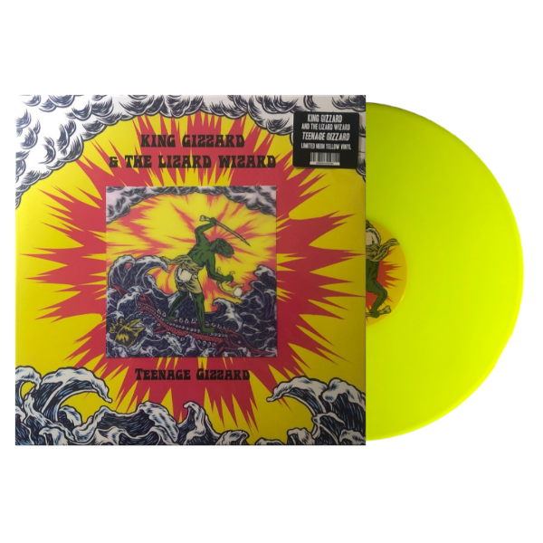 King Gizzard & The Lizard Wizard - Teenage Wizard (Neon Yellow Vinyl with Lenticular Panel on Front Cover)