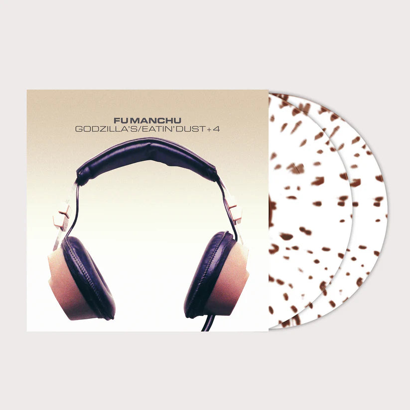 Fu Manchu - Godzilla's/Eatin' Dust + 4 (Limited Edition on Double White w/ Brown Splatter Vinyl)