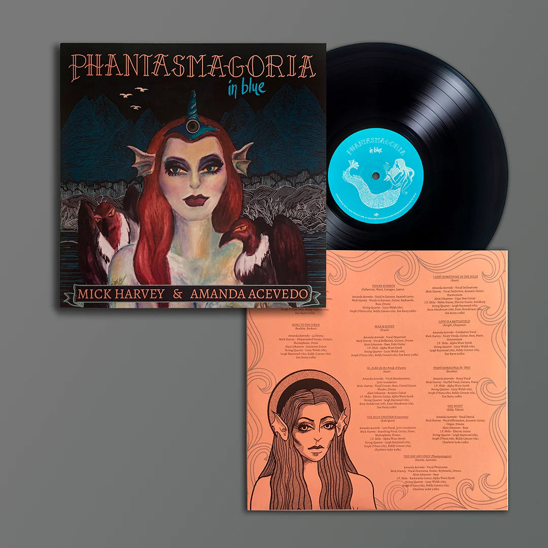 Mick Harvey & Amanda Acevedo - Phantasmagoria in Blue (Black Vinyl)