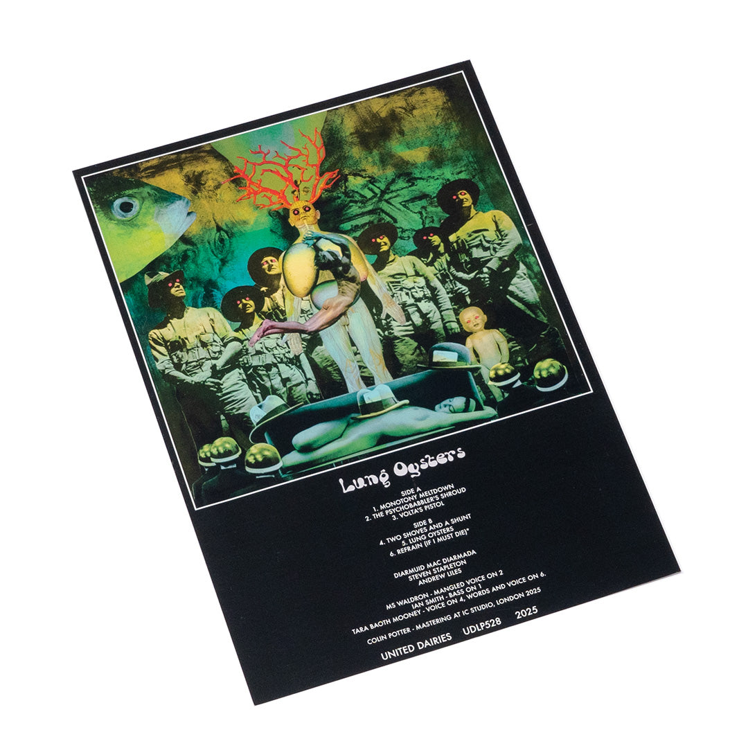 Nurse With Wound & Diarmuid MacDiarmada - Lung Oysters (Limited Edition on Transparent Blue Vinyl)