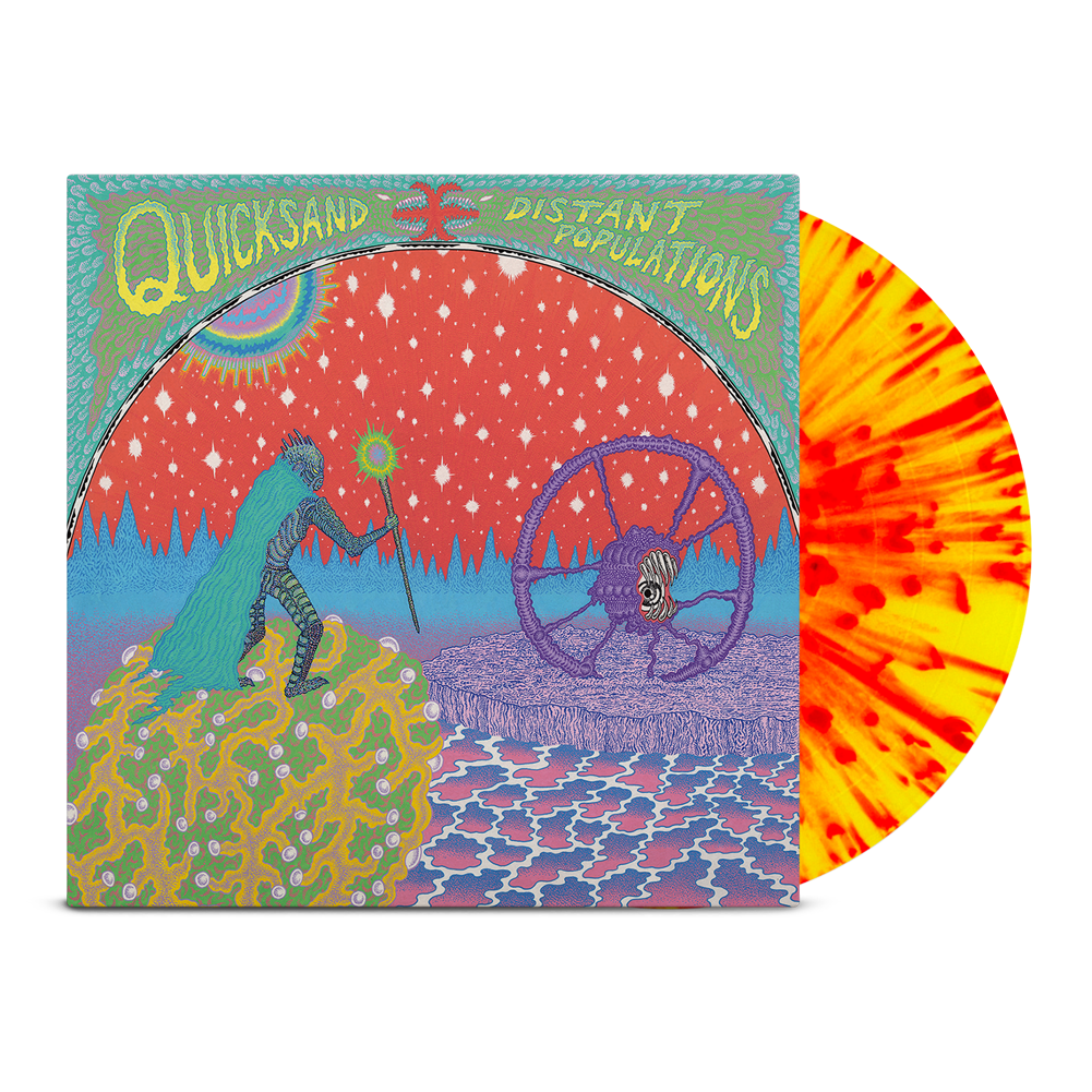 Quicksand - Distant Populations (Limited Edition on Red and Yellow Splatter Vinyl)