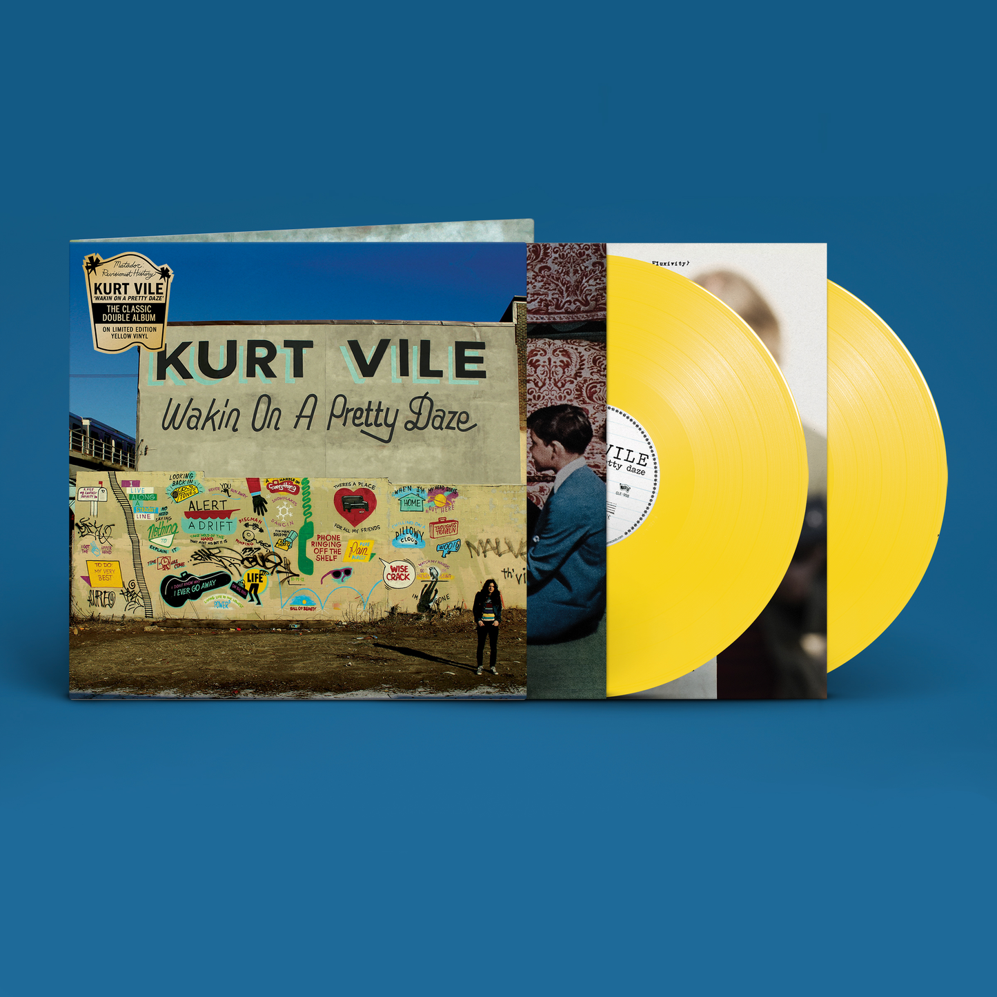 Kurt Vile - 'Wakin On a Pretty Daze' (Limited Edition on Double Yellow Vinyl)