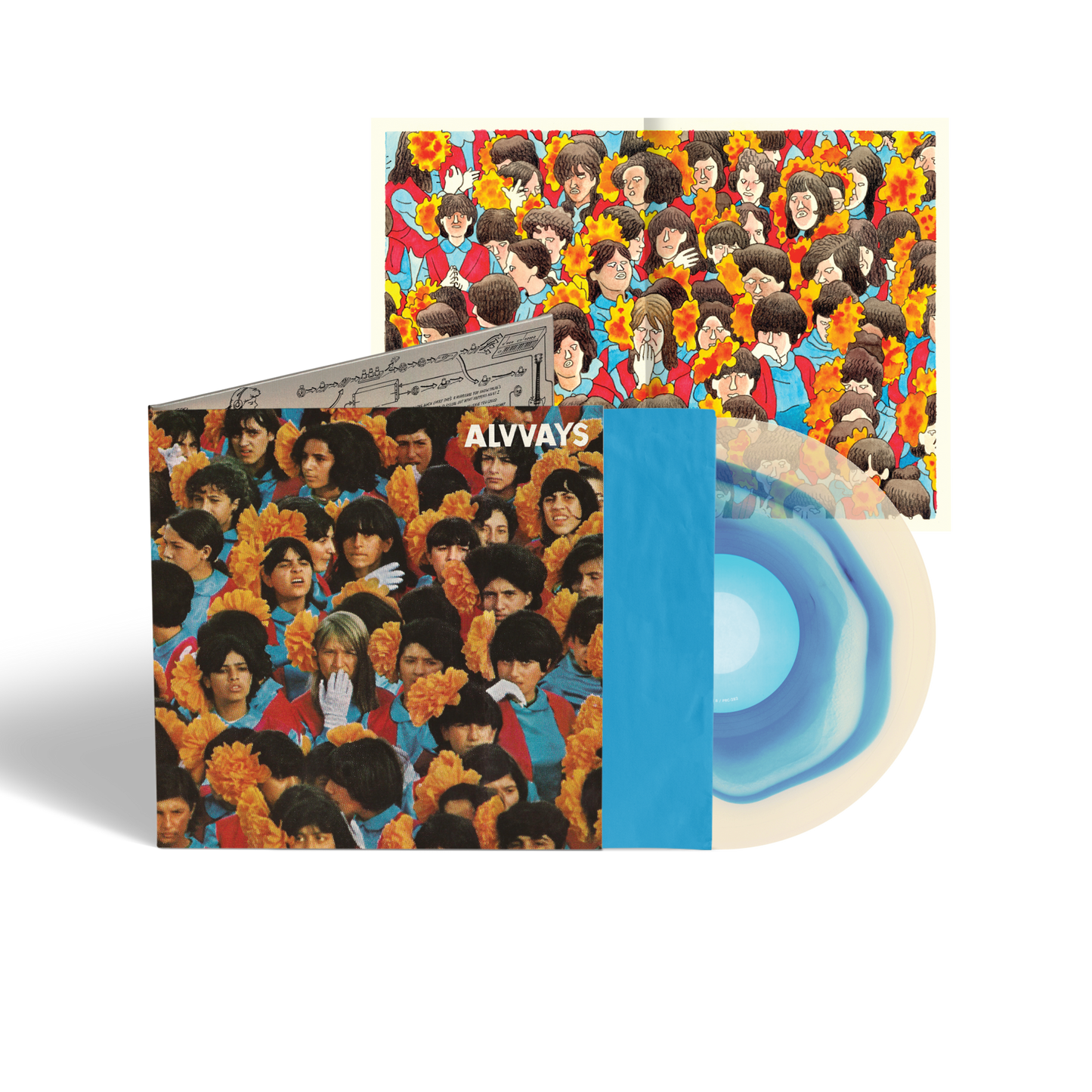 Alvvays - Alvvays (10th Anniversary Edition on Cerulean in Cloudy Clear Vinyl w/ Bonus Track and Fold-Out Poster)