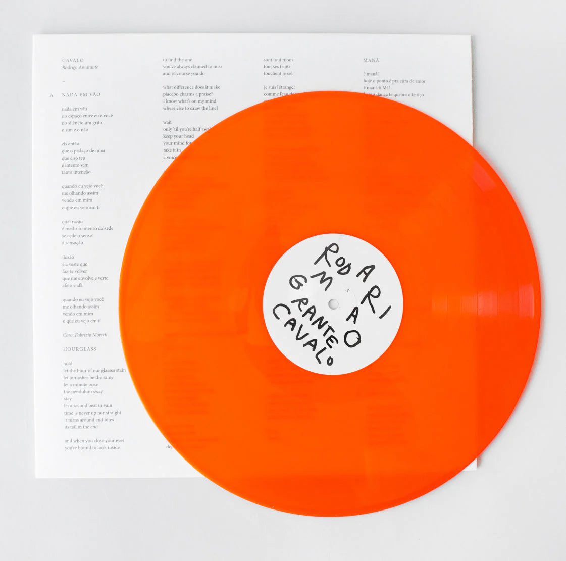 Rodrigo Amarante - Cavalo "Reissue" (Limited Edition on Neon Orange Vinyl)