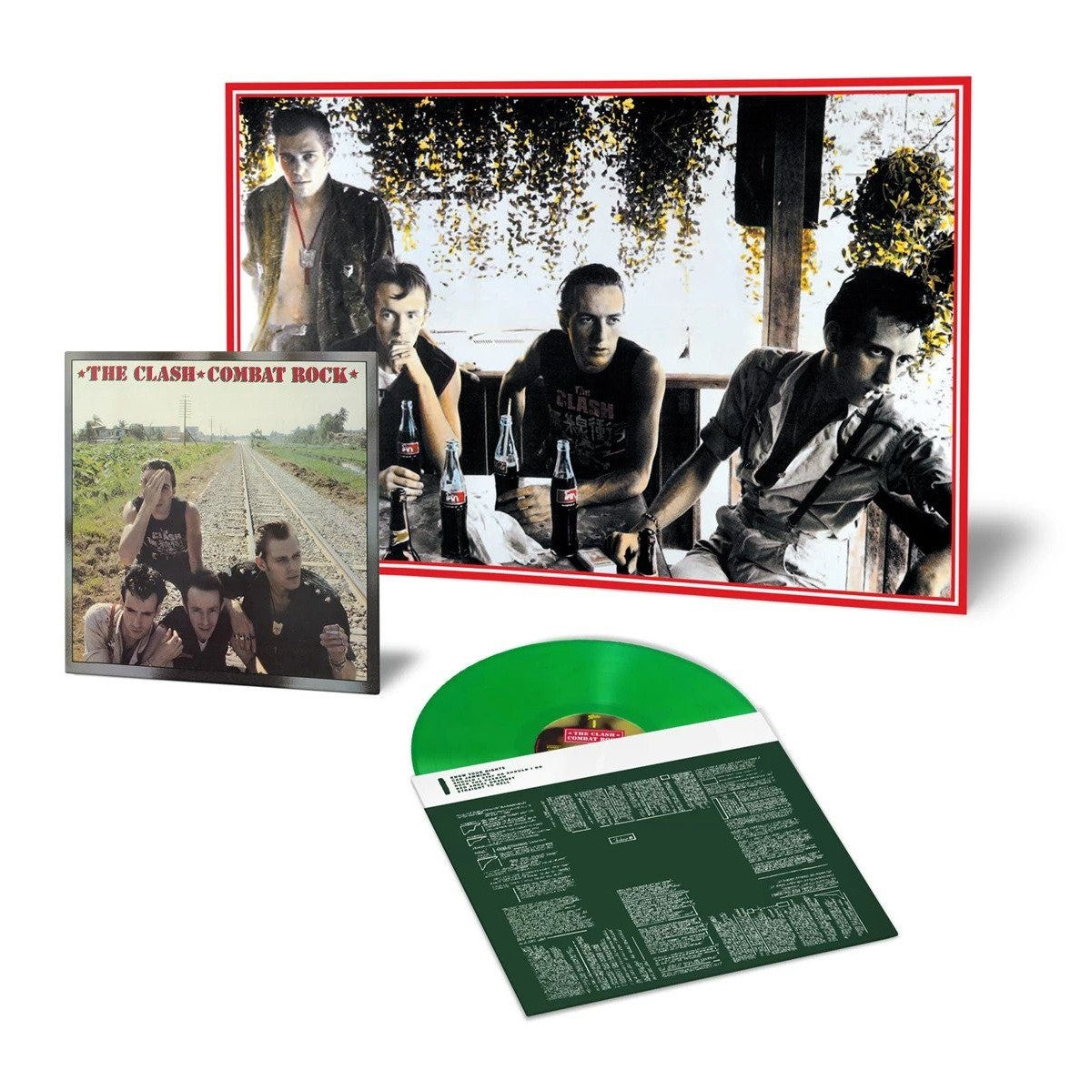 The Clash - Combat Rock (40th Anniversary Edition on Green Vinyl w/ Poster)