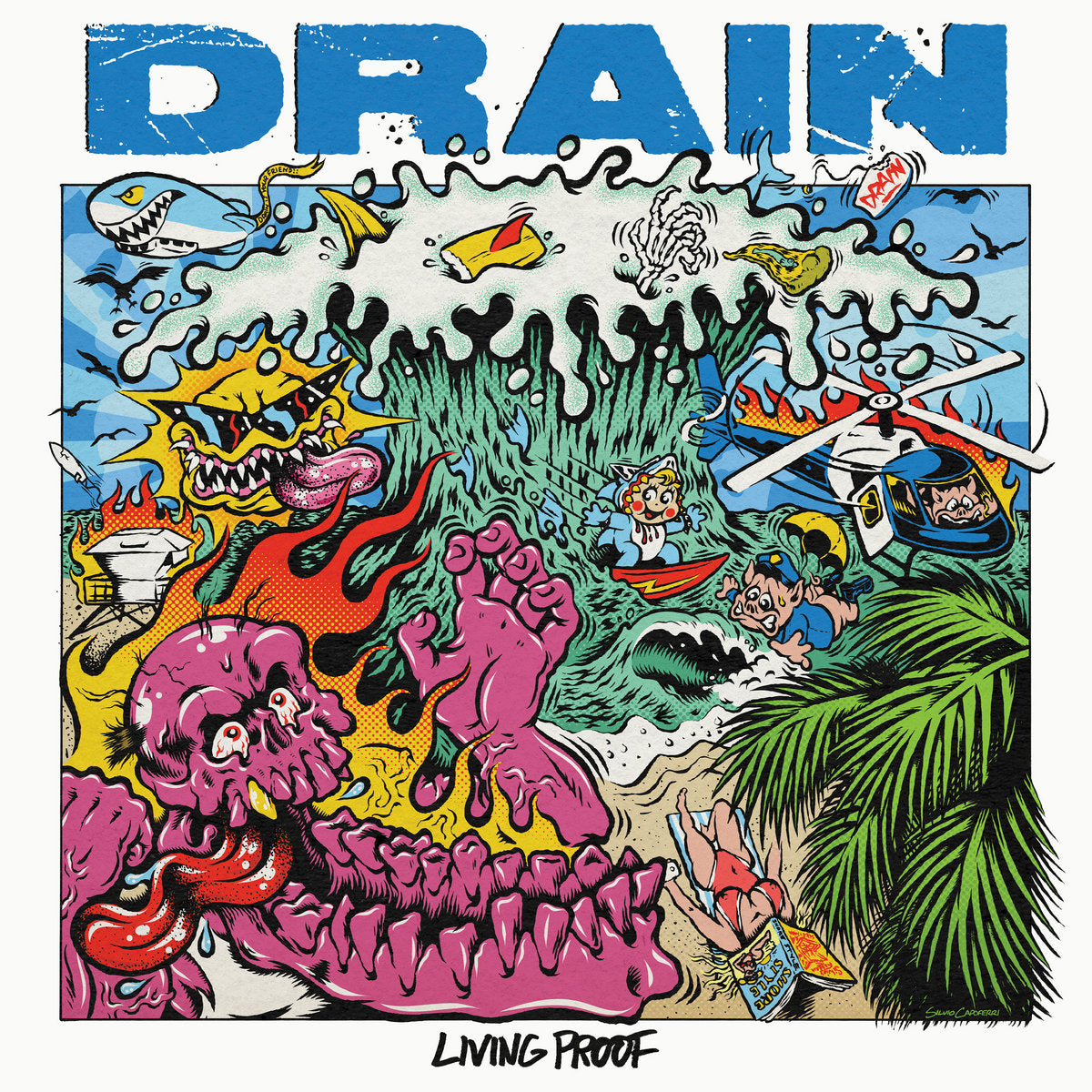 Drain - Living Proof (Limited Edition on Cloudy Electric Blue Vinyl)