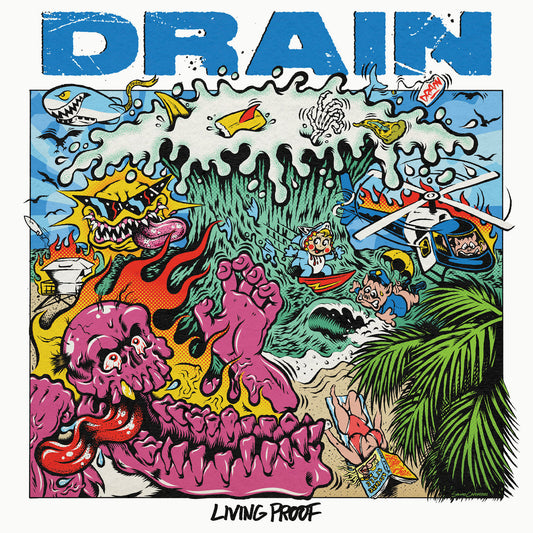 Drain - Living Proof (Limited Edition on Cloudy Electric Blue Vinyl)
