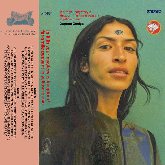 Dagmar Zuniga - in filth your mistery is kingdom / far-smile peasant in yellow music (Black Vinyl)