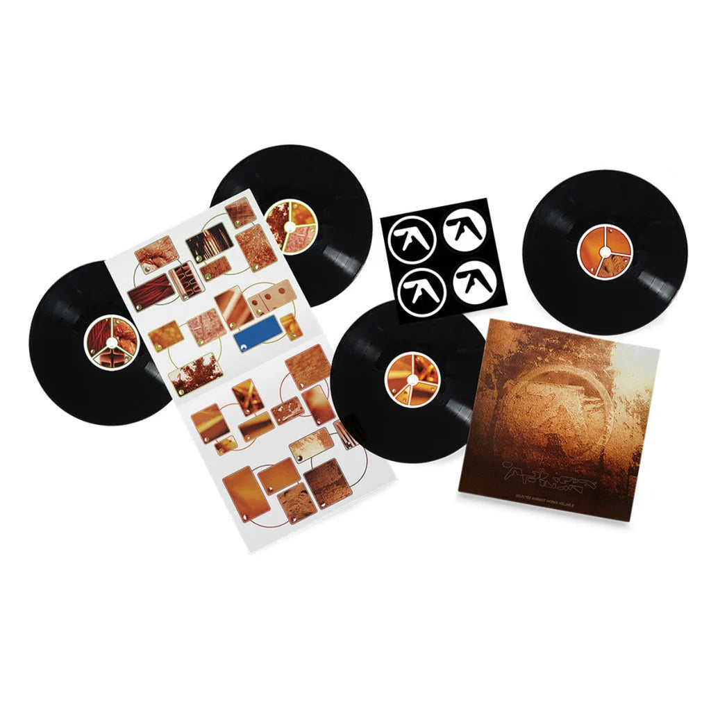 Aphex Twin - Selected Ambient Works Vol. II "Expanded Edition" (Four Black Vinyl + Poster & Sticker Sheet)