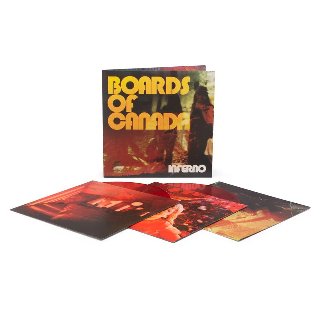 Boards of Canada - Inferno (Deluxe Edition on Double Transparent Red Vinyl w/ 16-Page Booklet)