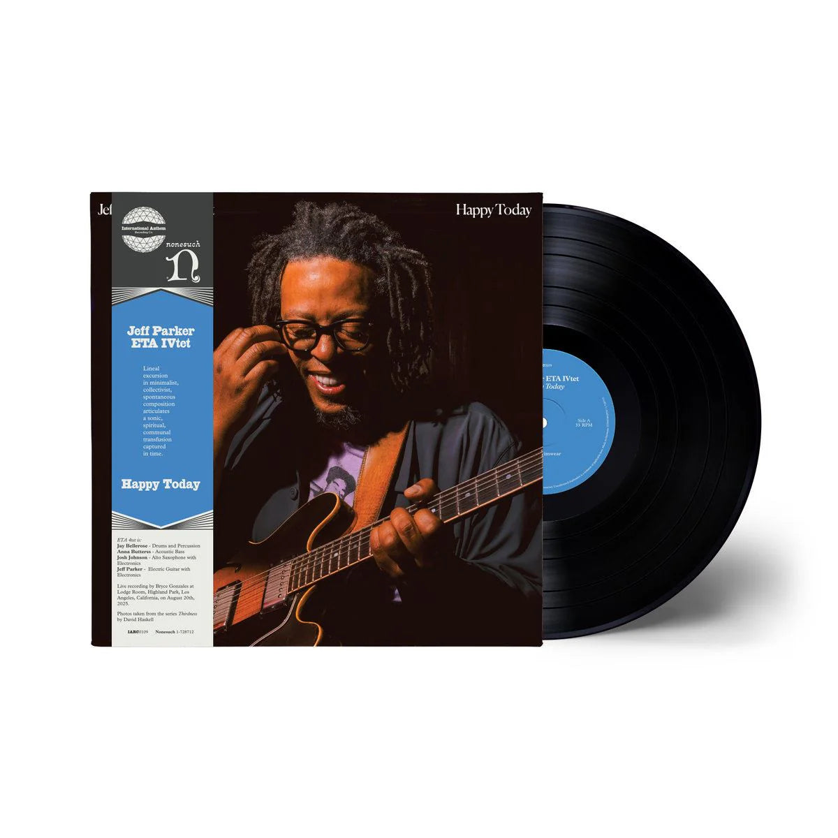 Jeff Parker ETA IVtet - Happy Today (Black Vinyl w/ Obi-Strip)