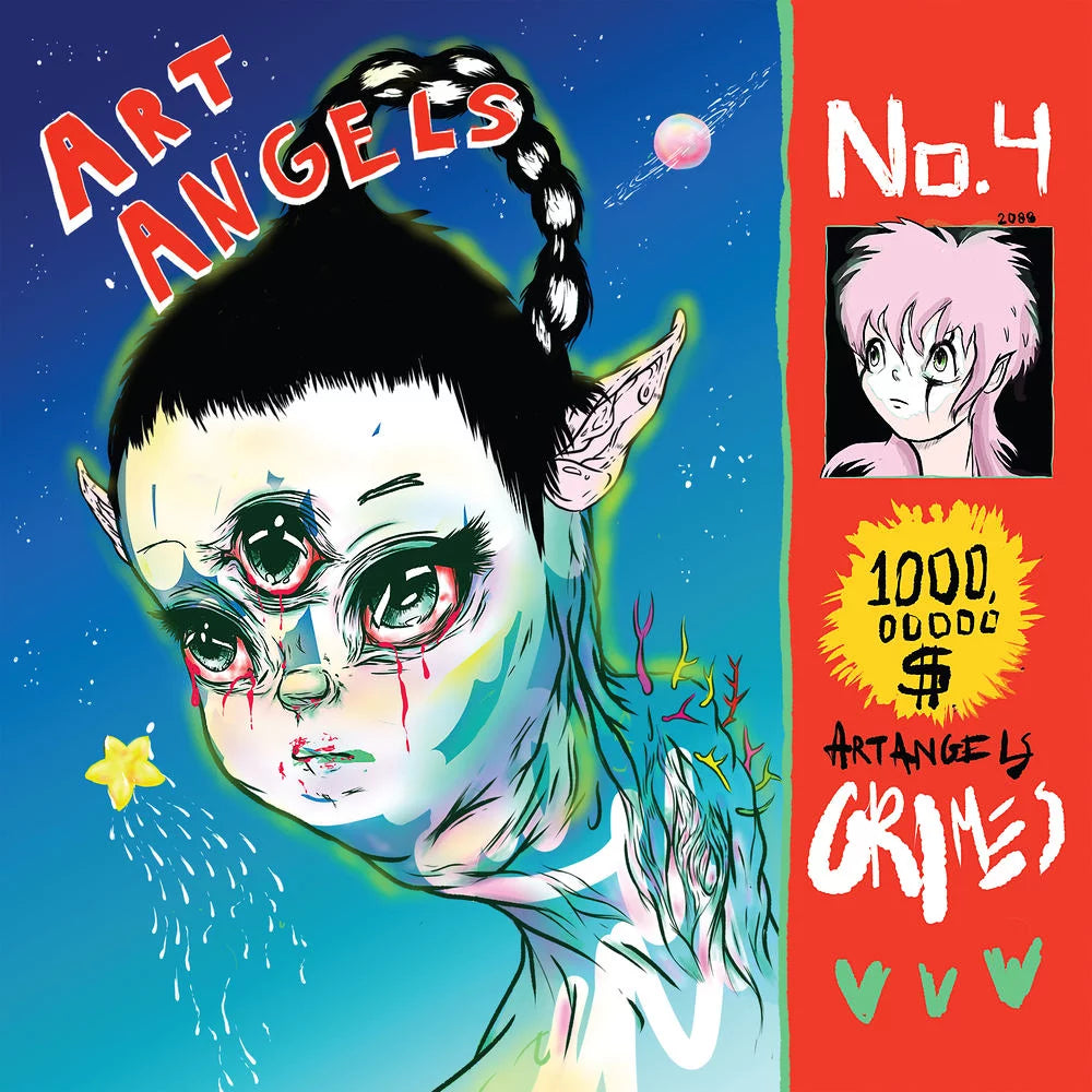 Grimes - Art Angels (Black Vinyl w/ 7 Double-Sided Art Prints)