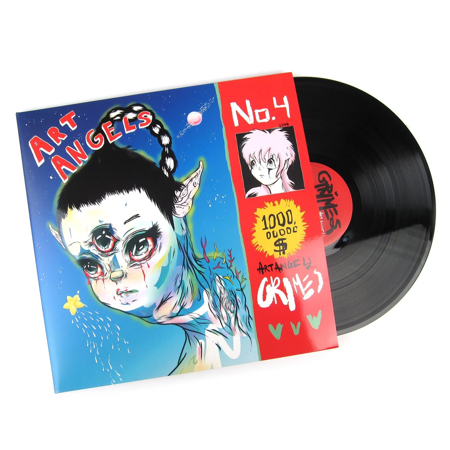 Grimes - Art Angels (Black Vinyl w/ 7 Double-Sided Art Prints)