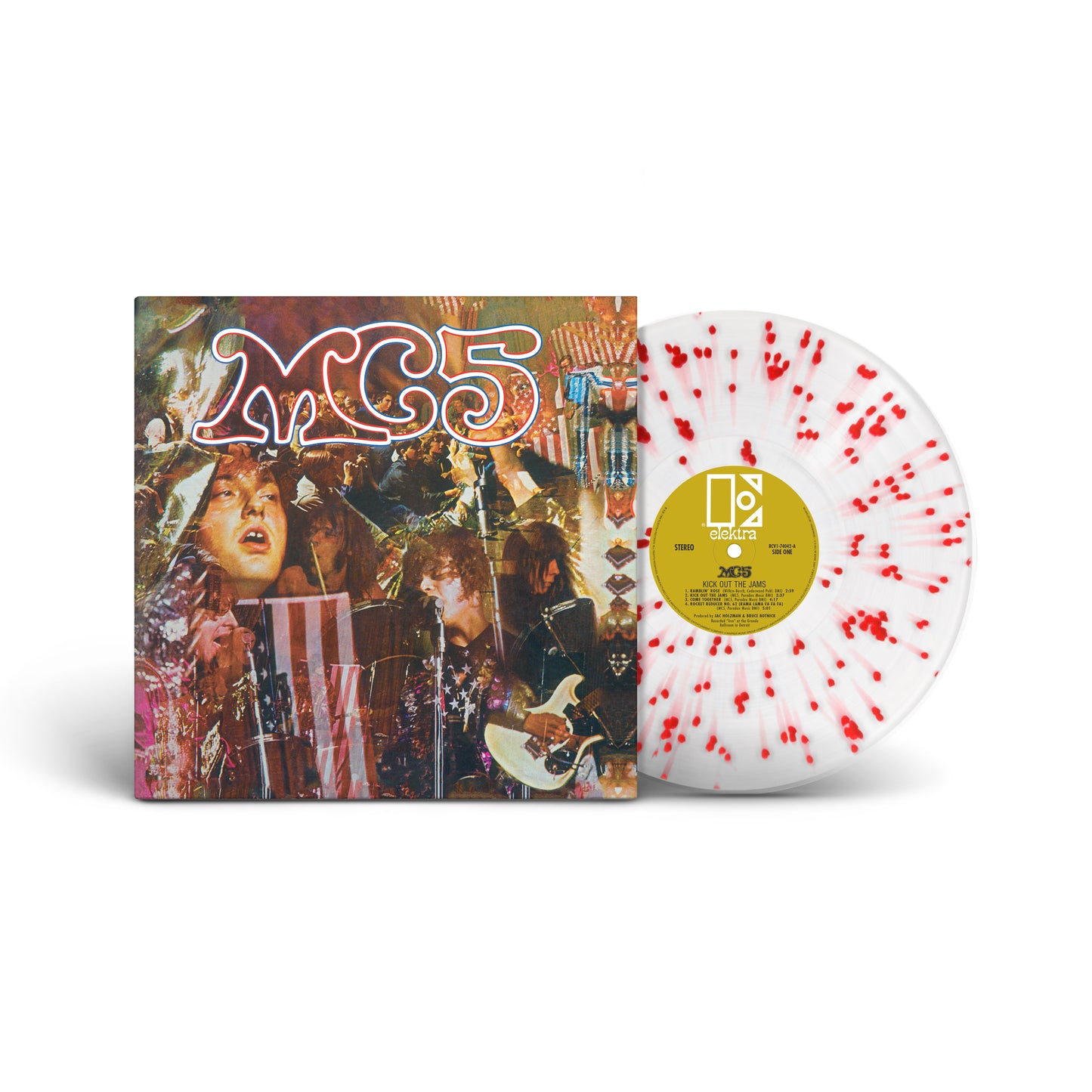 MC5 - Kick Out the Jams (Limited Rocktober 2023 Edition on Clear with Red/Black Splatter Vinyl)