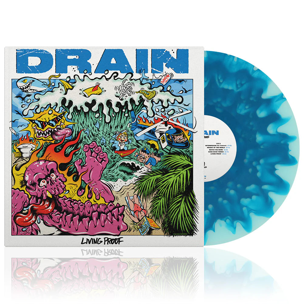 Drain - Living Proof (Limited Edition on Cloudy Electric Blue Vinyl)