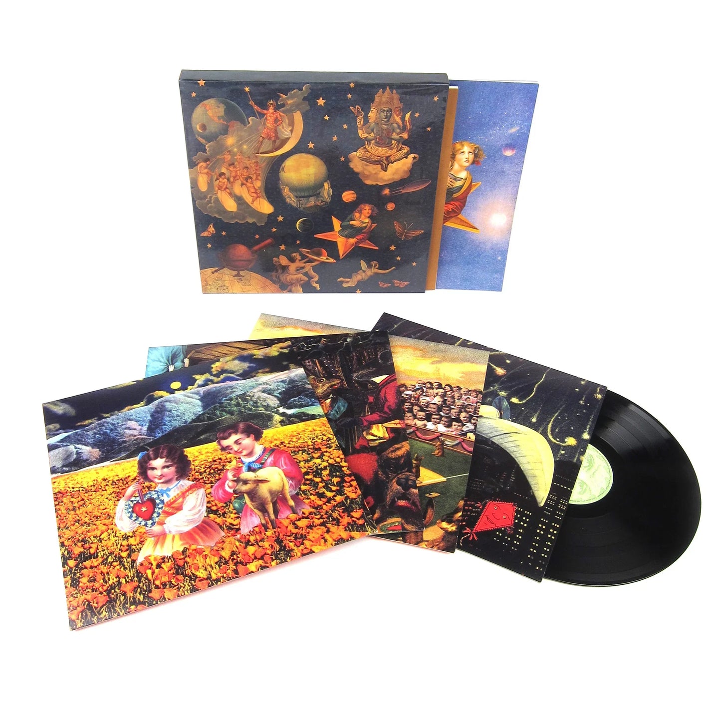 The Smashing Pumpkins - Mellon Collie and the Infinite Sadness "Reissue" (Deluxe Edition with 4LP Boxset + 36-page full-color art book and more...)