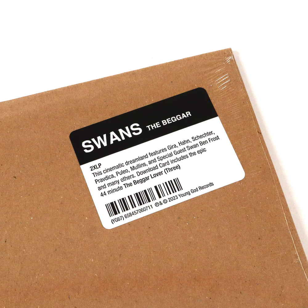 Swans - The Beggar (Double Black Vinyl + Packaged in Brown Chipboard Sleeve with Poster and Lyric Sheet)