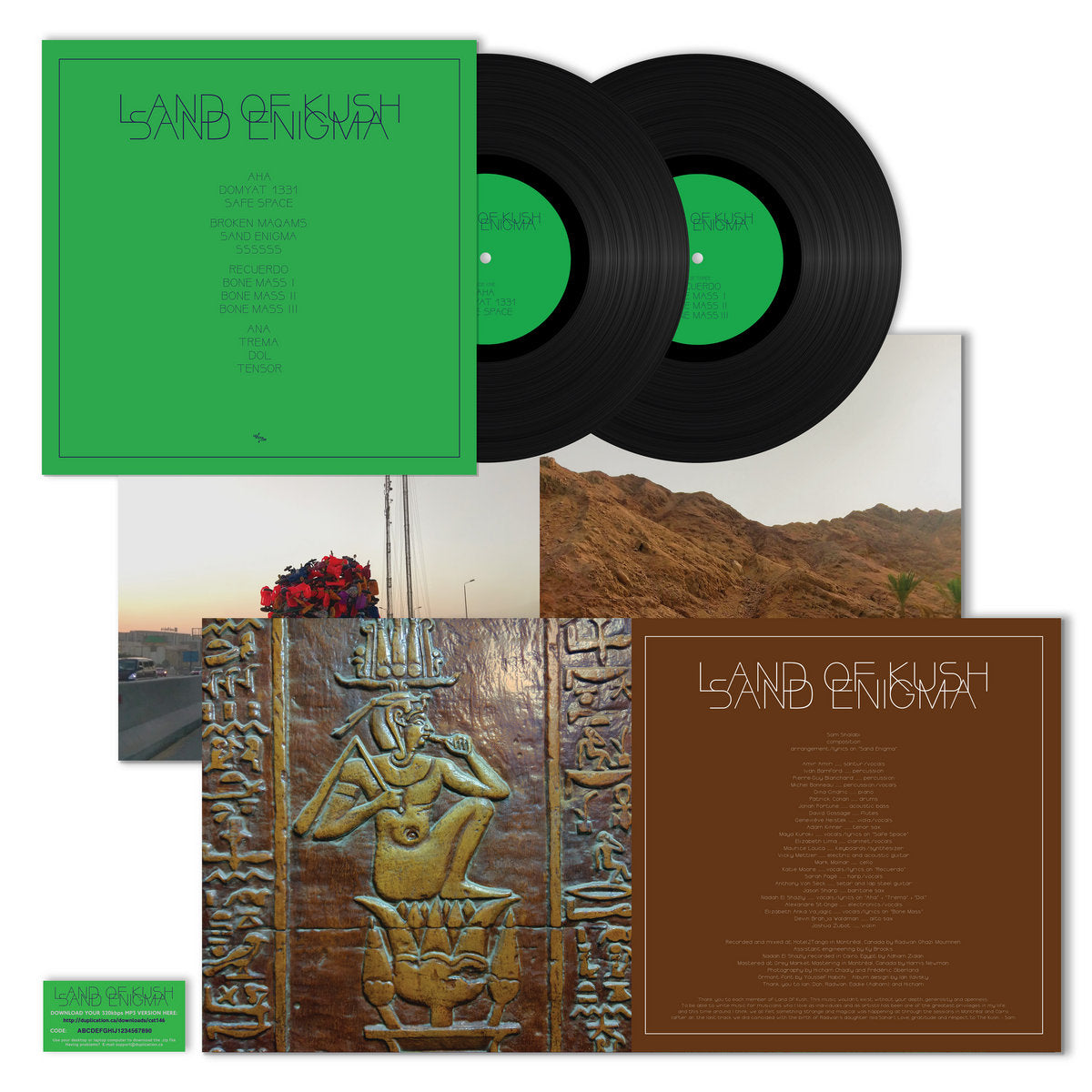 Land of Kush - Sand Enigma (180g Double Black Vinyl)