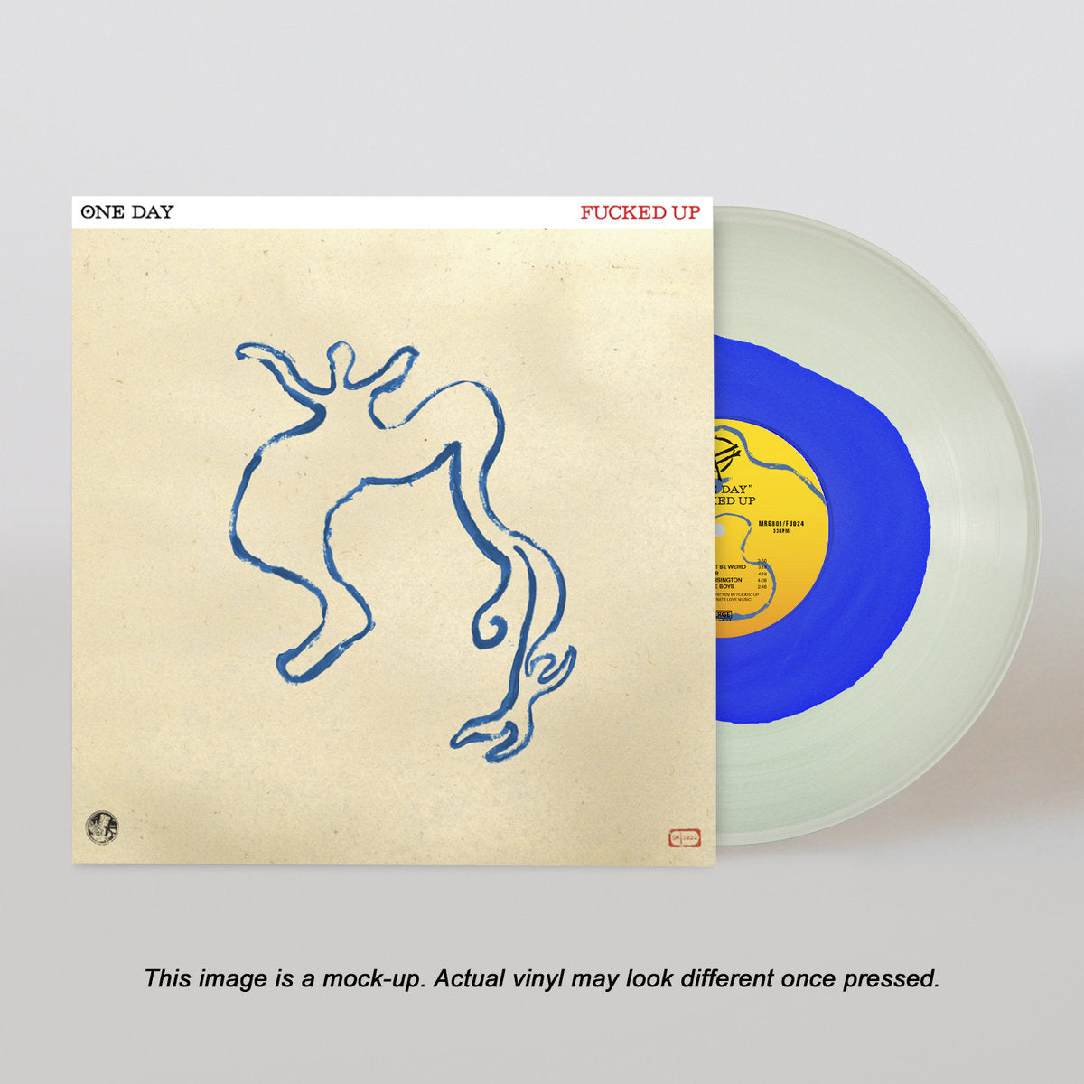 Fucked Up - One Day (Limited Edition on Blue Jay in Milky Clear Vinyl)