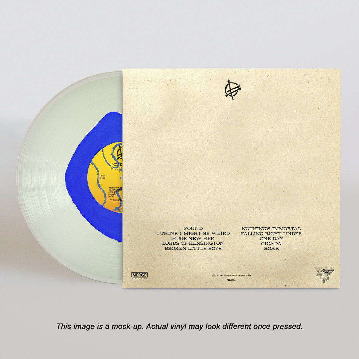 Fucked Up - One Day (Limited Edition on Blue Jay in Milky Clear Vinyl)
