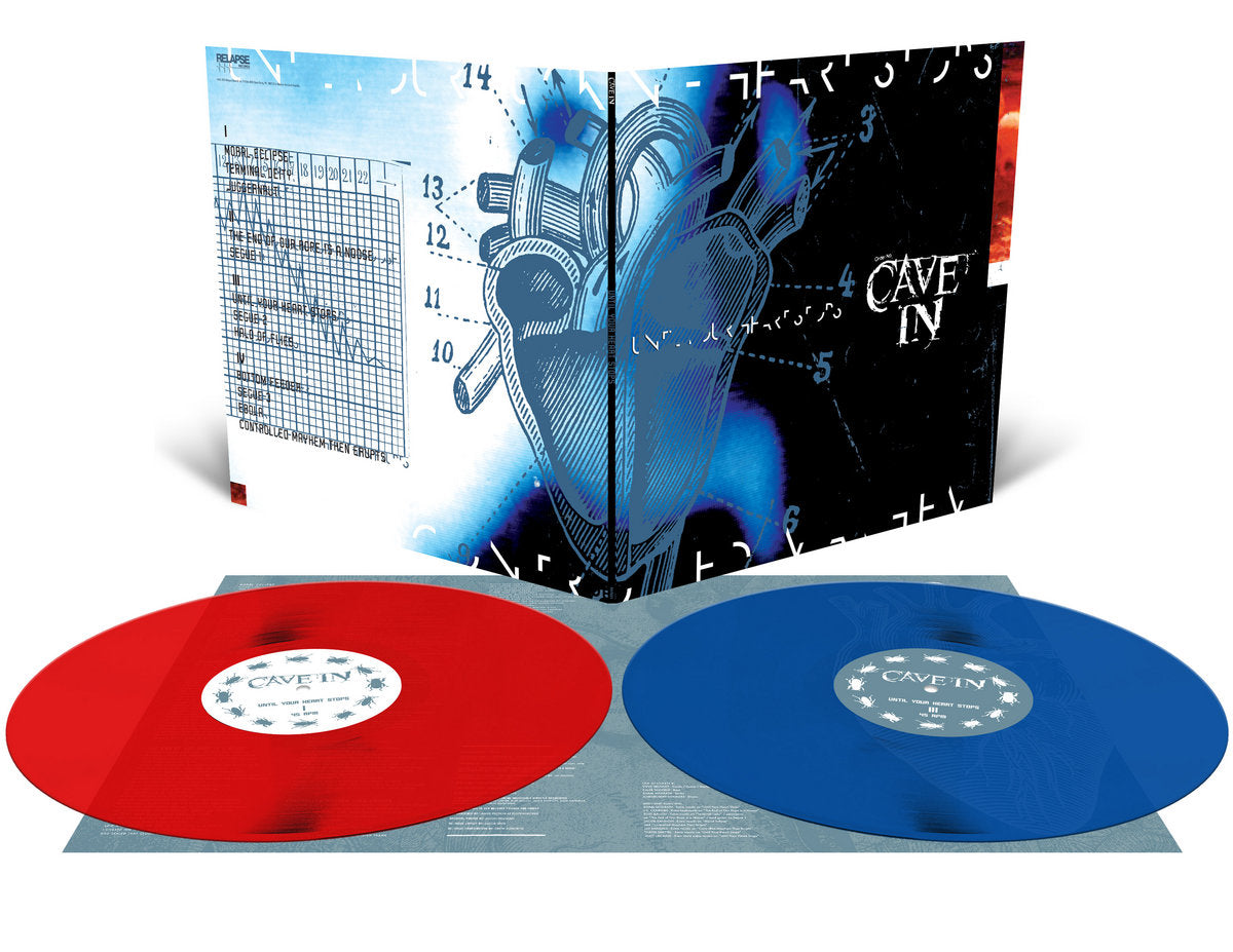 Cave In - Until Your Heart Stops "Reissue" (Double Vinyl on Blood Red & Sea Blue)