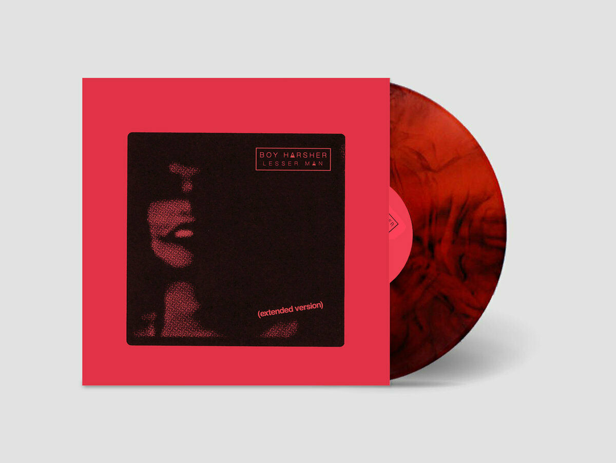 Boy Harsher - Lesser Man "Extended Edition" (Solid Purple with Red Marble Vinyl - Limited to 500)