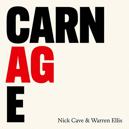 Nick Cave & Warren Ellis - Carnage (Black Vinyl + 24-Page Booklet)