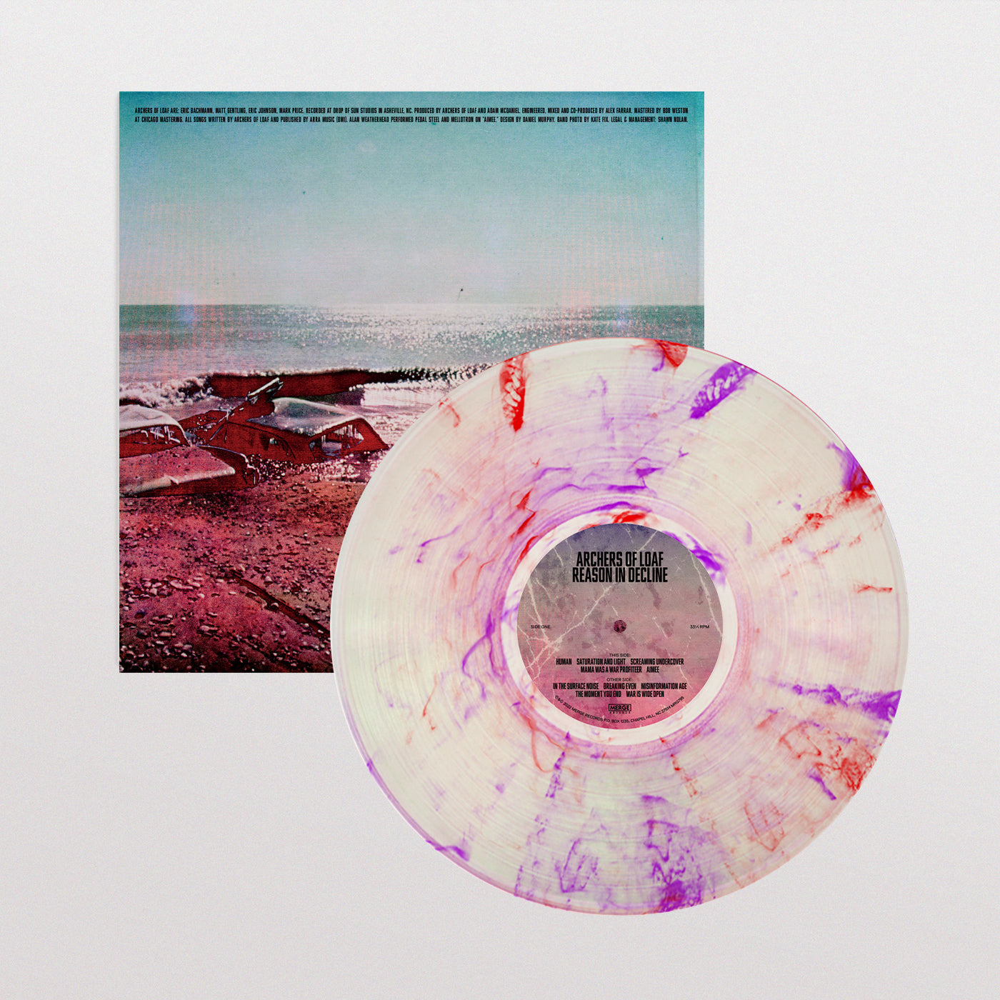 Archers of Loaf - Reason In Decline (Limited Editio on White with Red & Purple Swirl Vinyl)