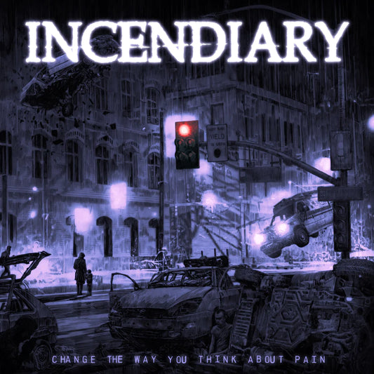 Incendiary - Change The Way You Think About Pain (Limited Edition, Pink, Blue & Violet Mix with Splatter Vinyl))