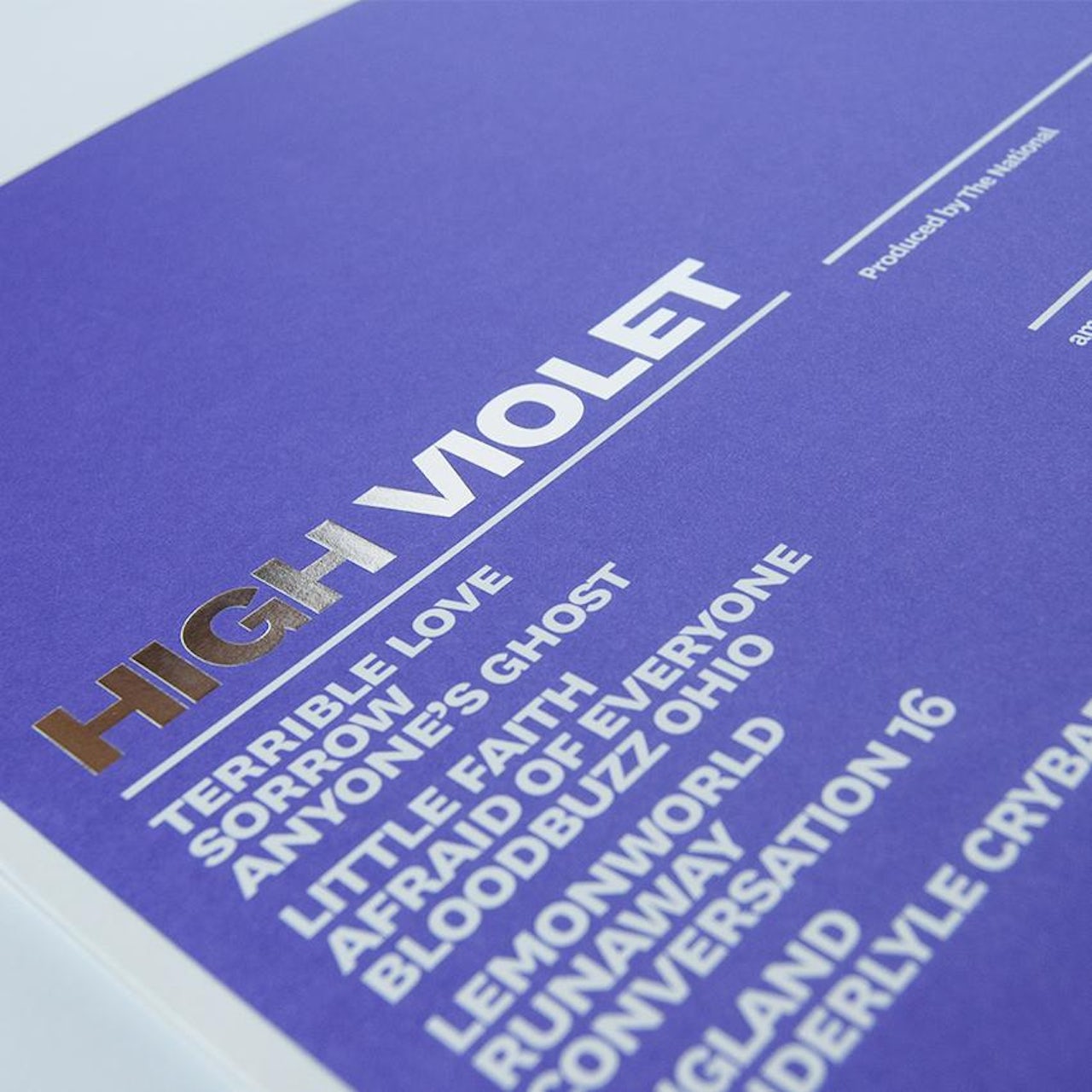 The National - High Violet (Double Black Vinyl)